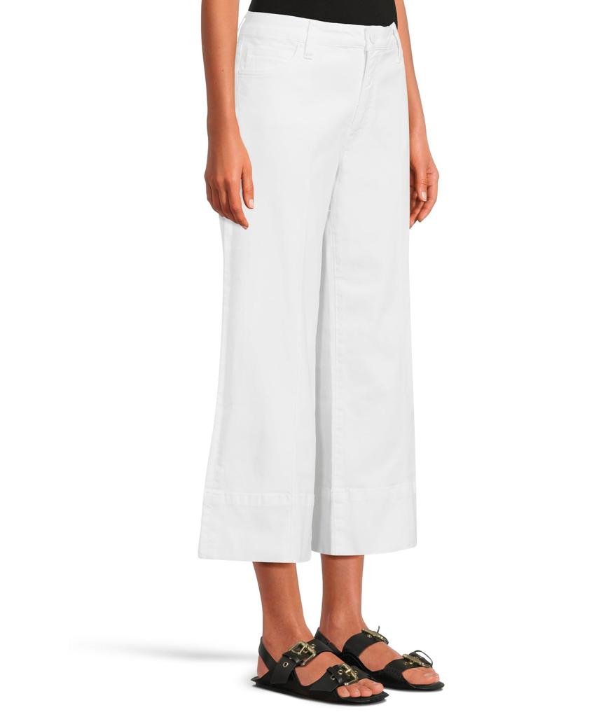 KUT from the Kloth Petite Meg High Rise Frt Pin Tuck Wide Hem Basic Bck