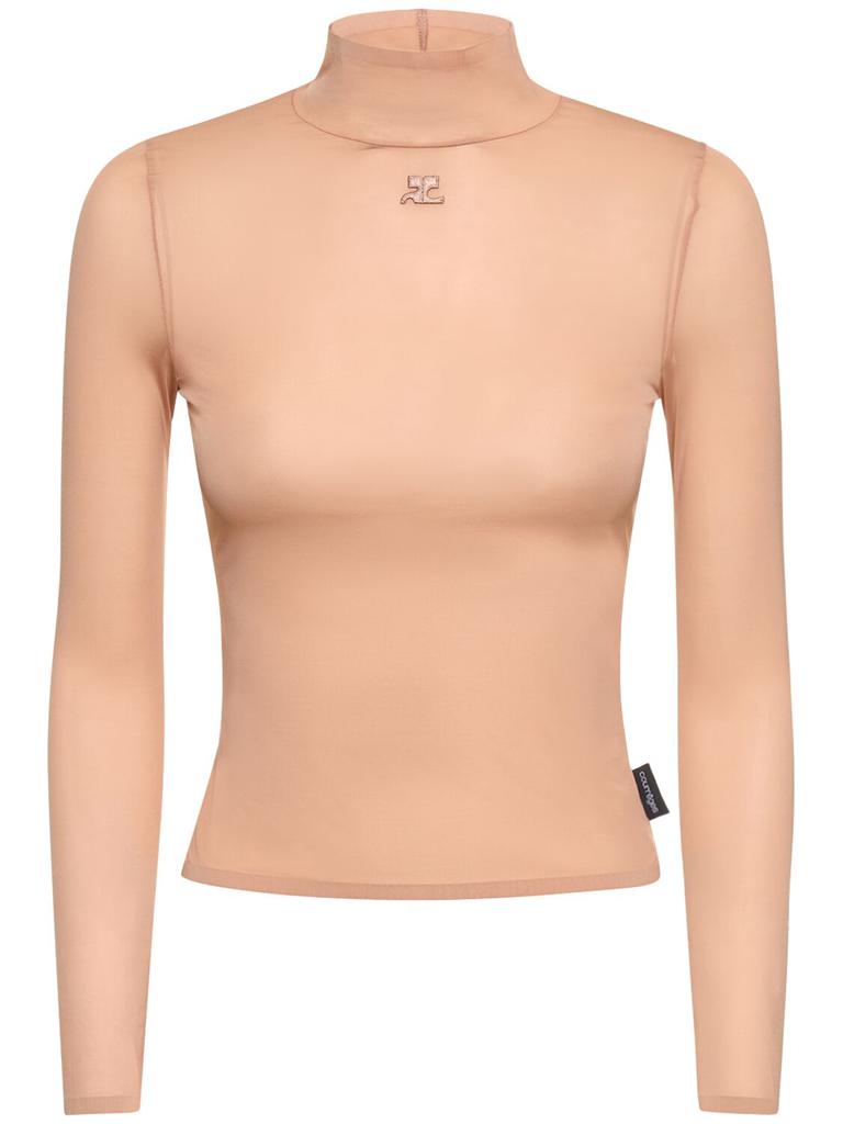 COURREGES Jersey 2nd Skin Top