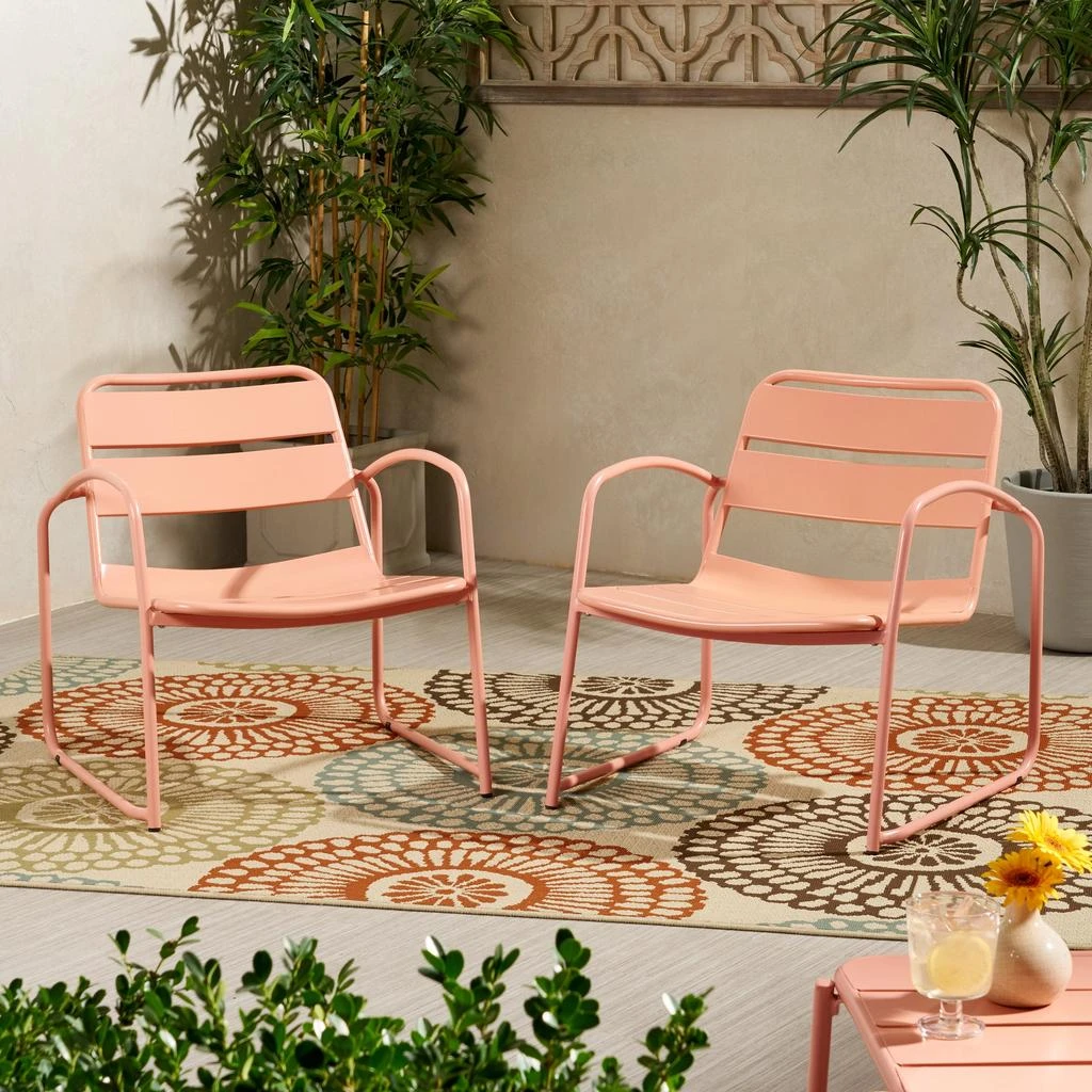 Streamdale Furniture Streamdale Minimalist Outdoor Patio Chairs for Stylish Relaxation 1