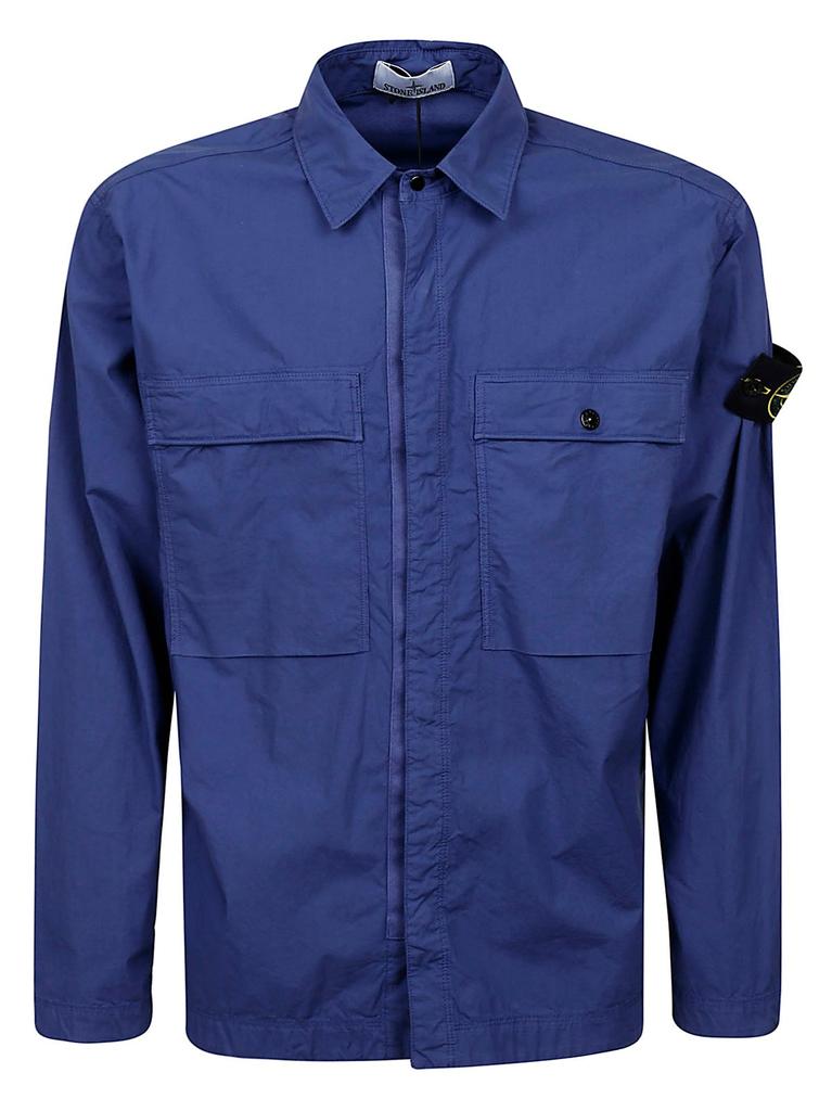 Stone Island Garment Dyed Overshirt L - Shirts - BeyondStyle