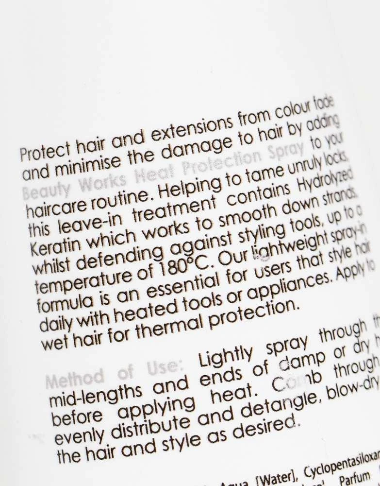 Beauty Works Beauty Works Heat Protection Spray 250ml 3