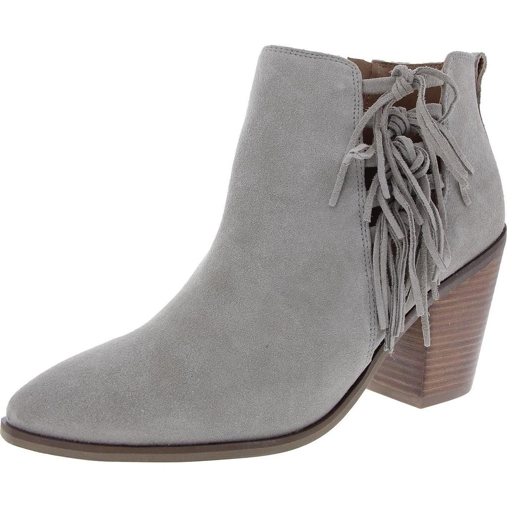 Crevo Womens Zipper Leather Ankle Boots 1