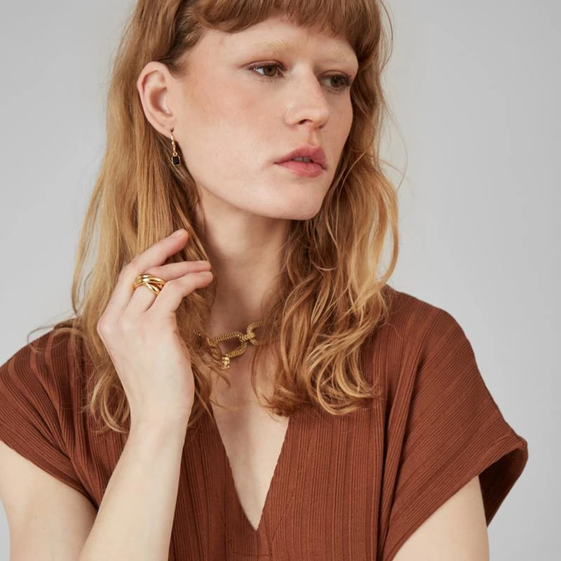 L'Exception Paris Long sleeveless dress Sorrel Horse L'EXCEPTION PARIS 3
