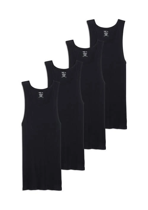 Jockey Cotton A Shirt Tank   4 Pack 3