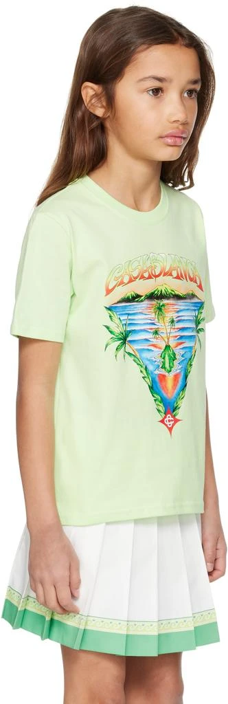 Casablanca Kids Green Children
s Innocence Triangle Short Sleeve T‑shirt 2