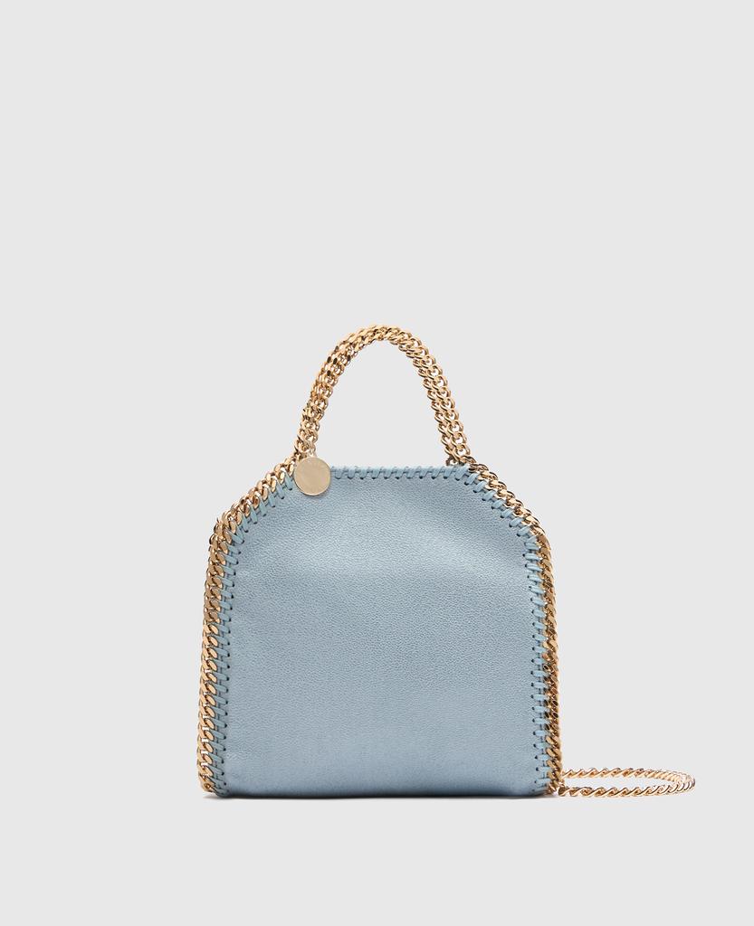 Stella McCartney Stella McCartney - Falabella Tiny Tote Bag, Woman, Duck Egg