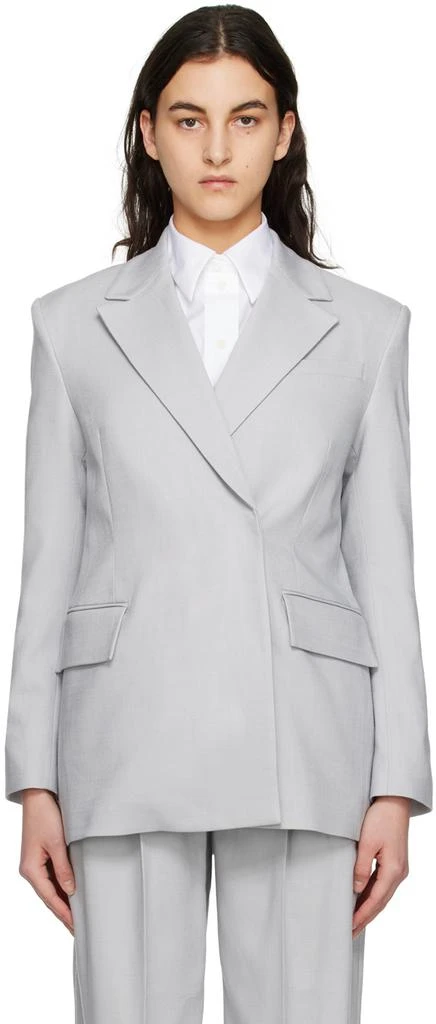 HOUSE OF DAGMAR Blue Classic Blazer 1