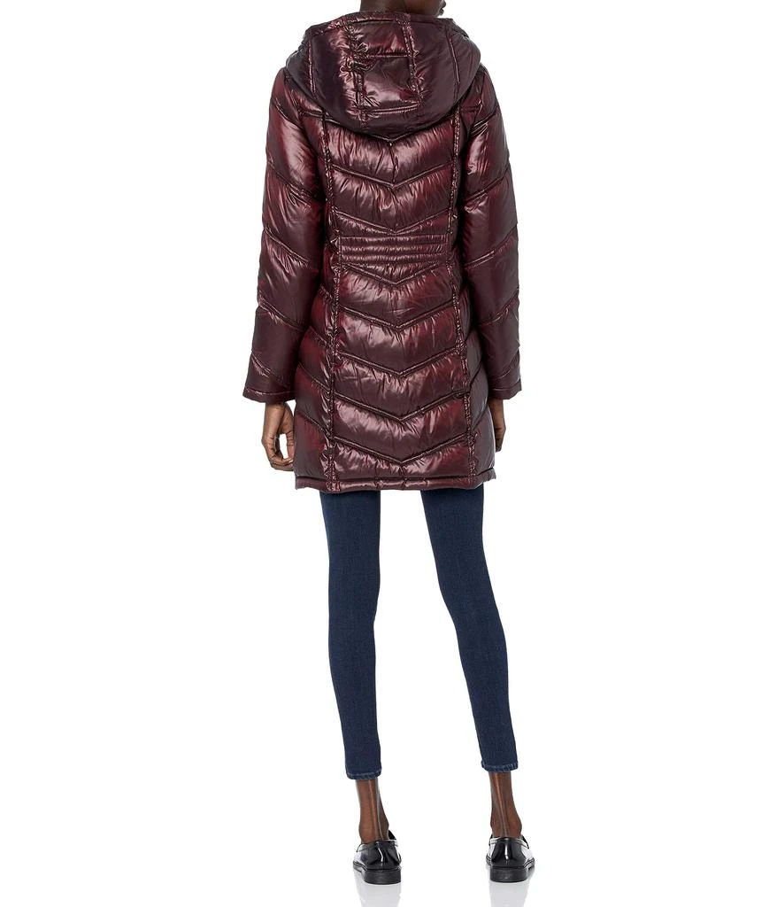 Calvin Klein Hooded Chevron Packable Down Jacket (Standard and Plus) 2