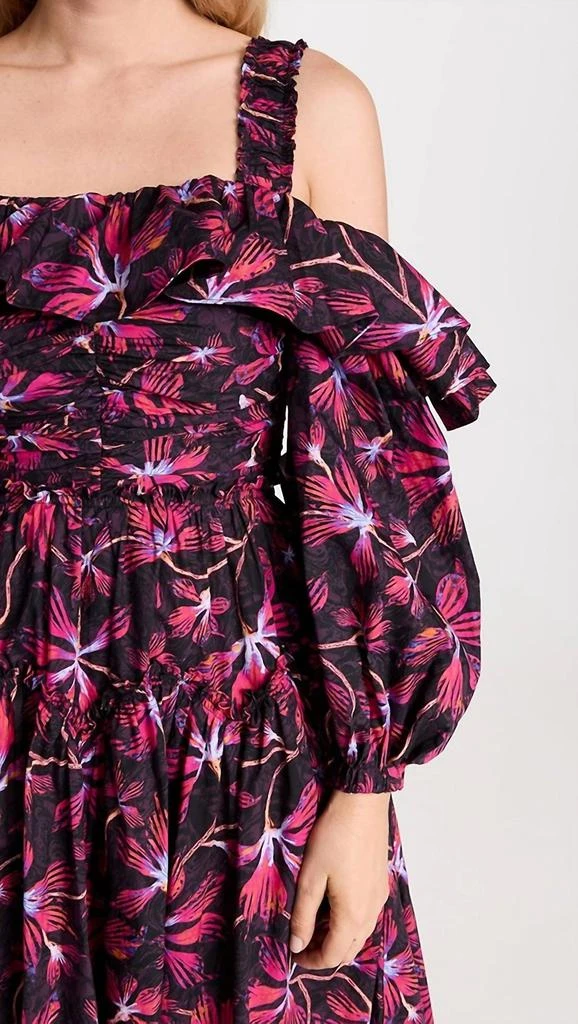 Ulla Johnson Ulla Johnson - Caprice Ruffled Floral Print Midi Dress 5