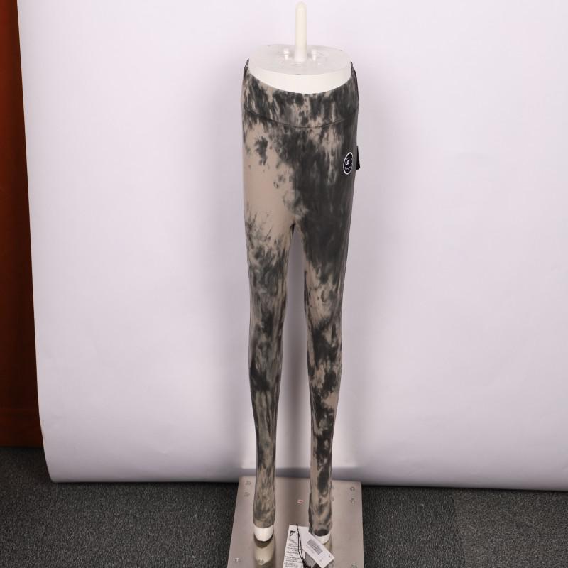 Loud Apparel Tie dye organic leggings in taupe