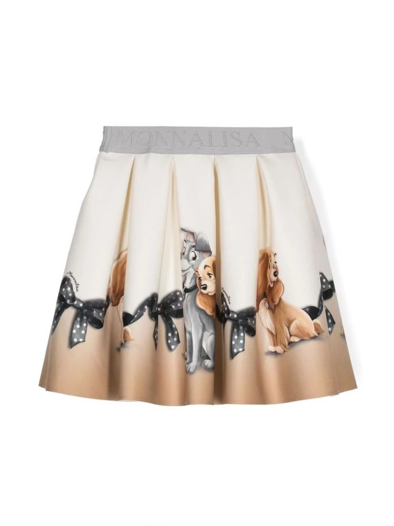 MONNALISA Monnalisa Lady And The Tramp Neoprene Skirt 2