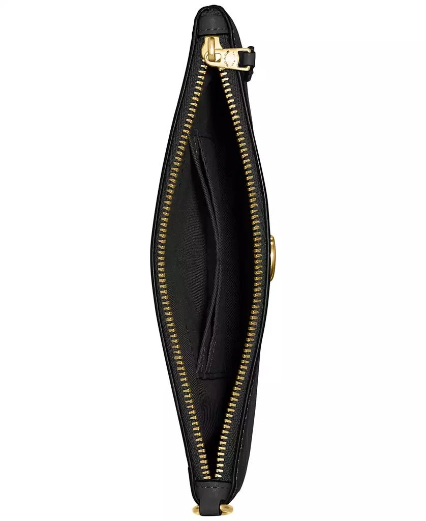 Coach Polished Pebble Leather Small Zip-Top Wristlet 2