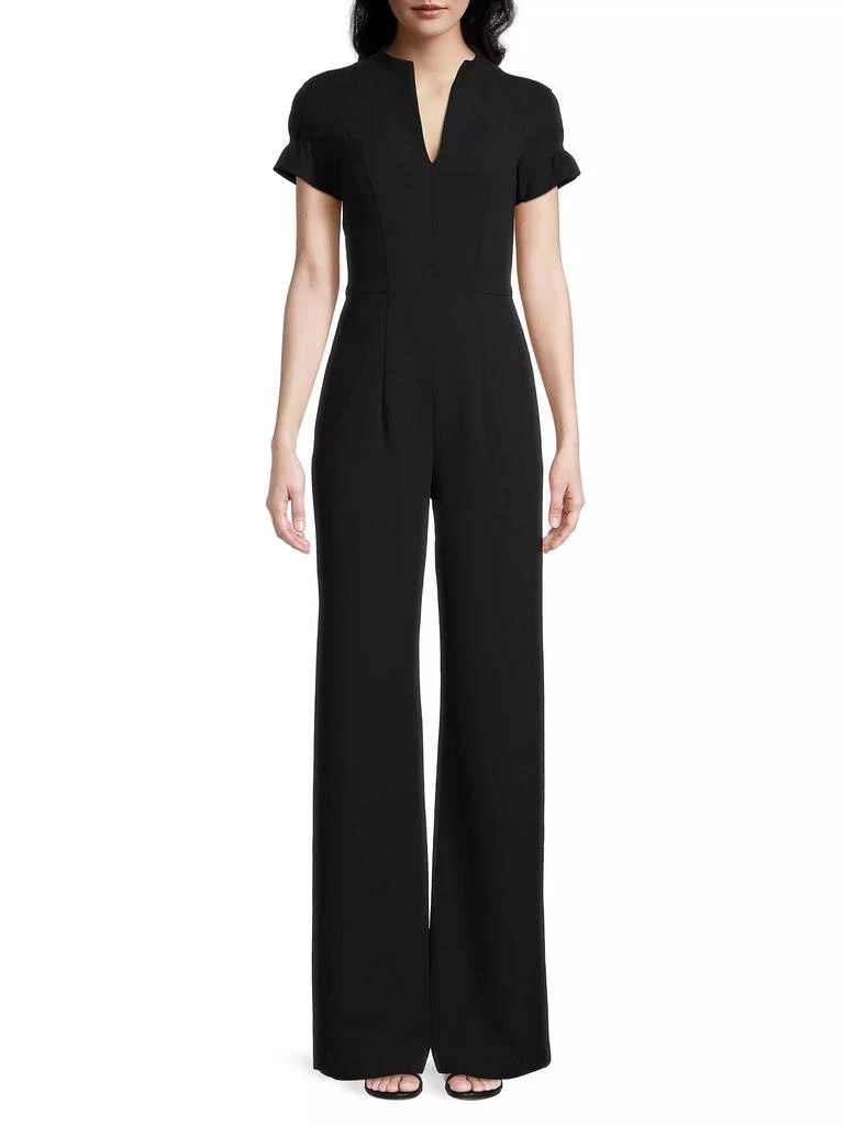 Black Halo Patel V-Neck Wide-Leg Jumpsuit 3