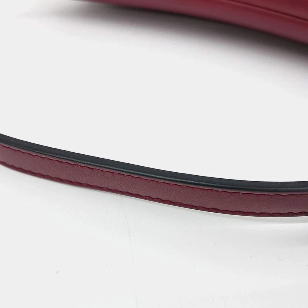 Dior Dior Red Leather Mini Saddle Bag 4