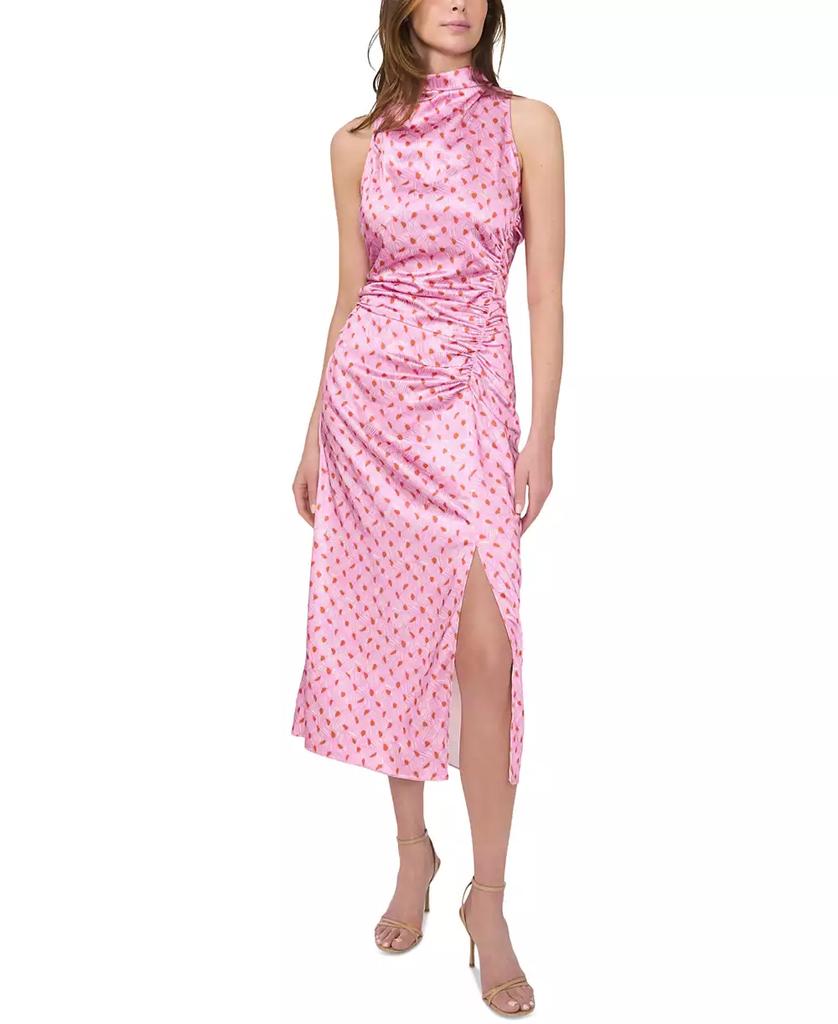 Parker Women's The Ayla Ruched Mock-Neck Midi Dress