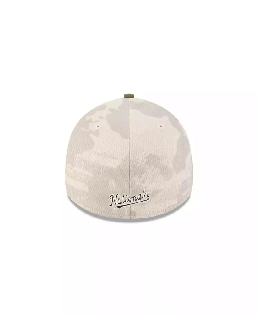 New Era Men's Light Beige/Olive Washington Nationals 2025 Armed Forces Day 39THIRTY Flex Hat 5