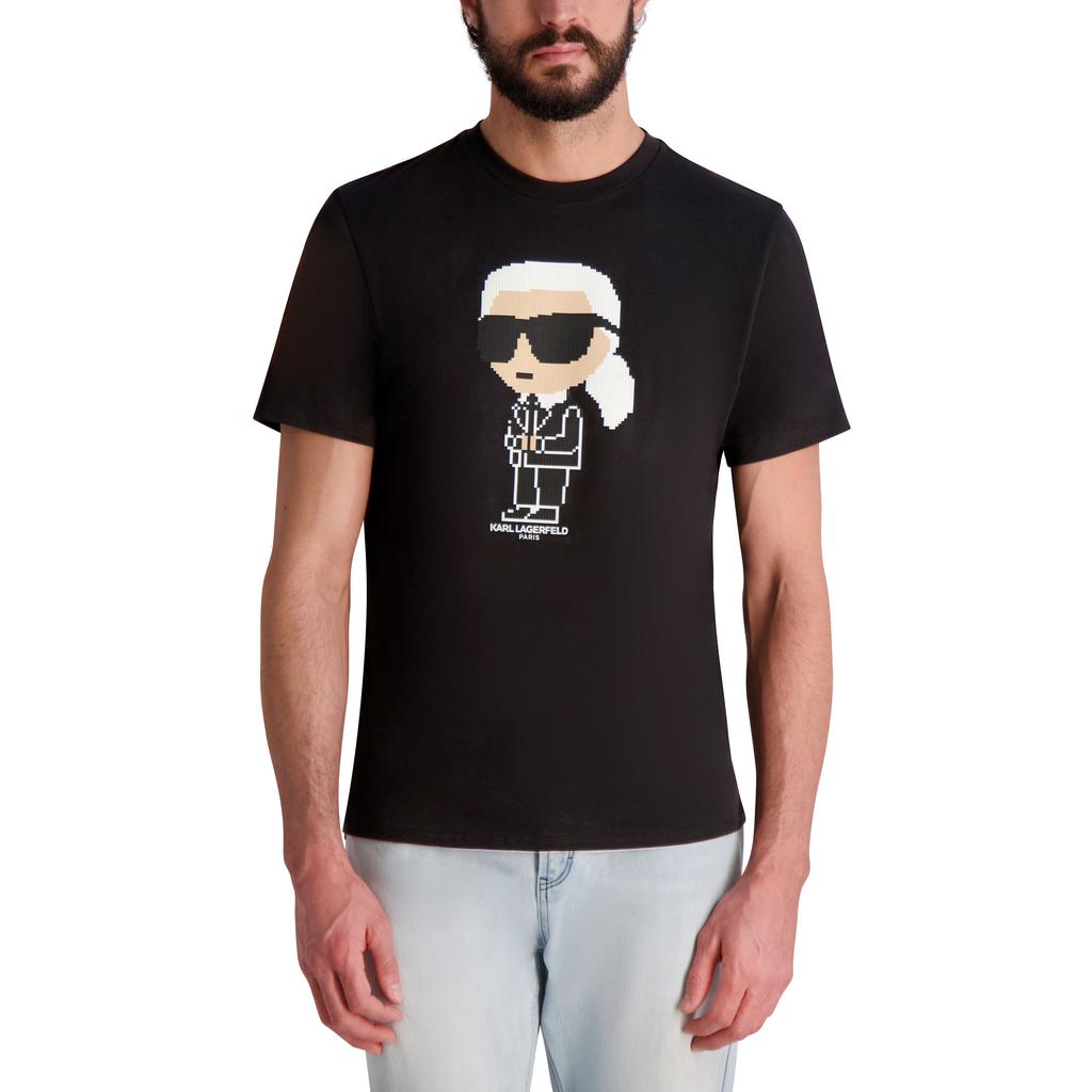 Karl Lagerfeld Paris PIXELATED KARL CHARACTER T-SHIRT
