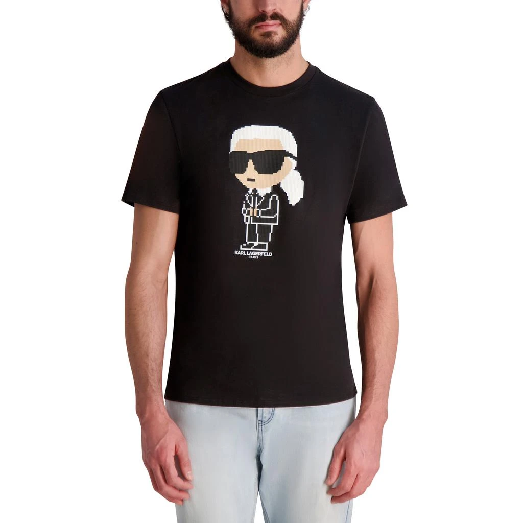 Karl Lagerfeld Paris PIXELATED KARL CHARACTER T-SHIRT 1