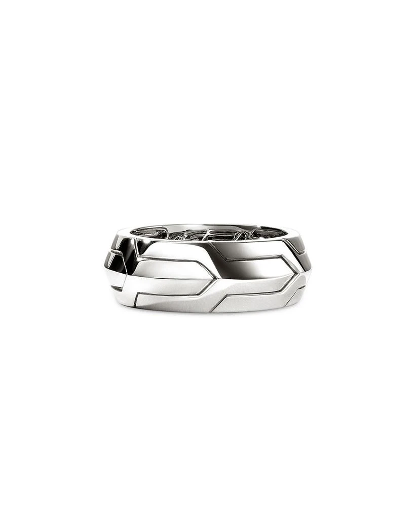 John Hardy Men
s Sterling Silver Icon Polished Geometric Band 1