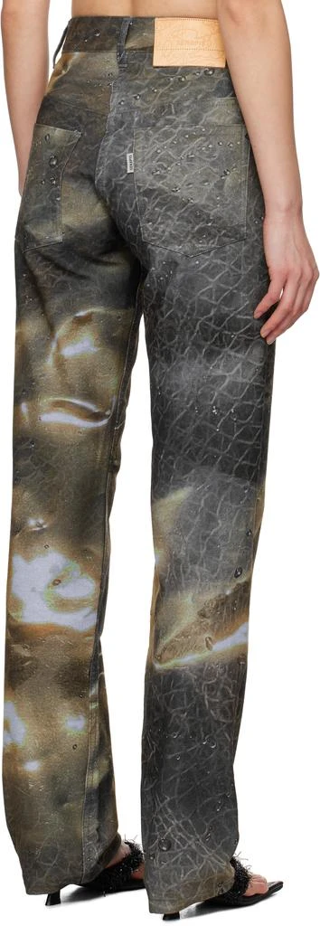 Serapis Green Golden Hour Fitted Jeans 3
