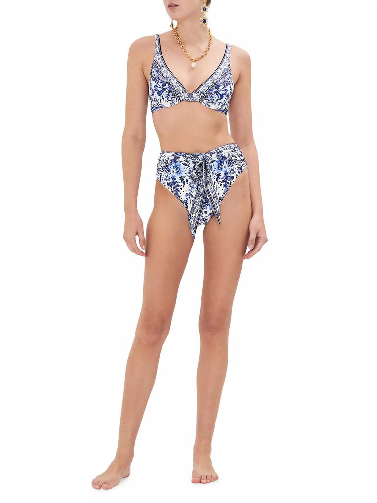 Camilla Floral Underwire Bikini Top