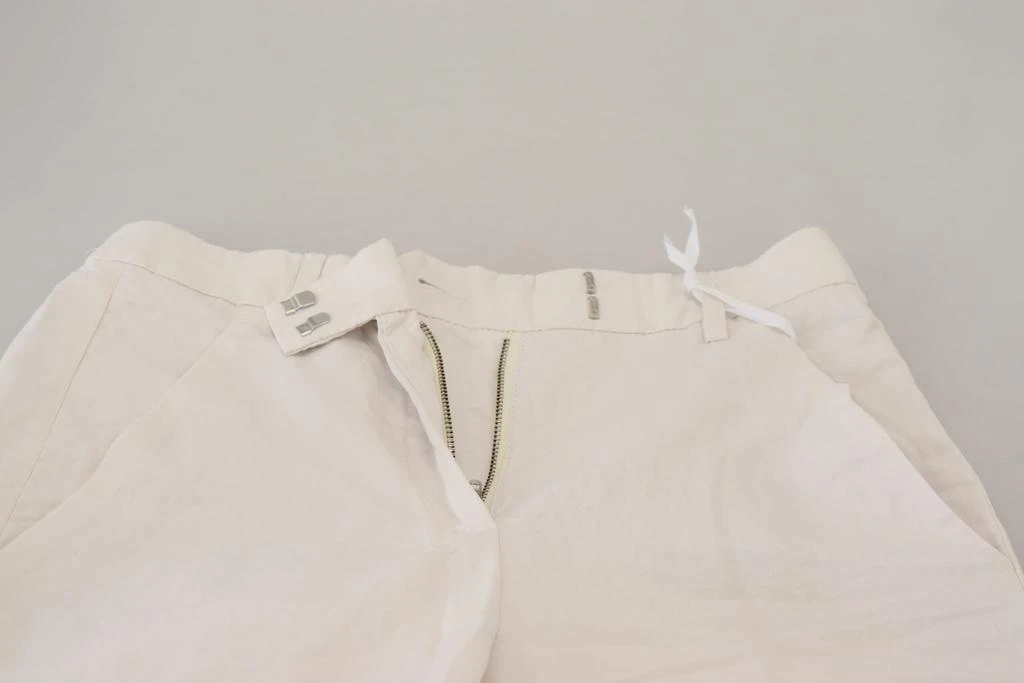 DONDUP Dondup White High Waist Tapered Women Pants 4