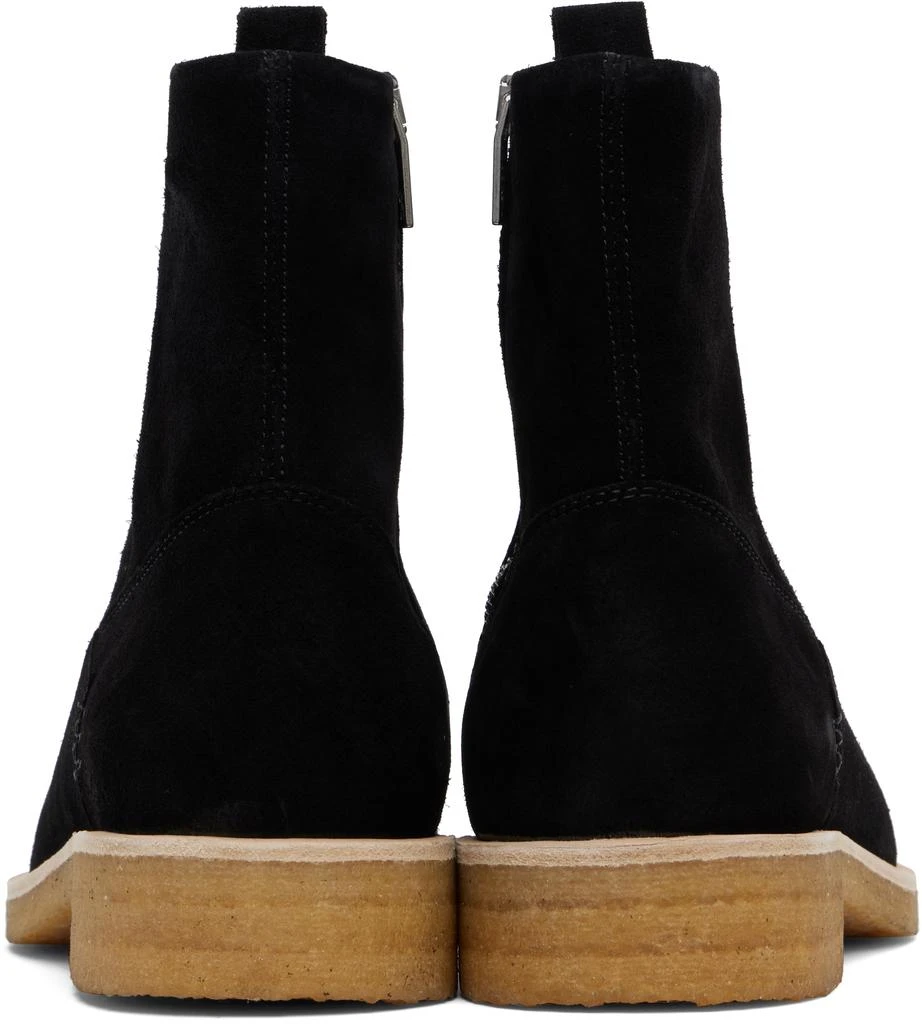 Represent Black Crepe Chelsea Boots 2