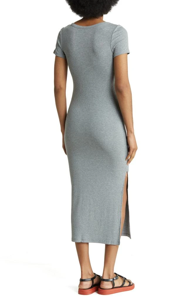 Melrose and Market Rib T-shirt Midi Dress 2
