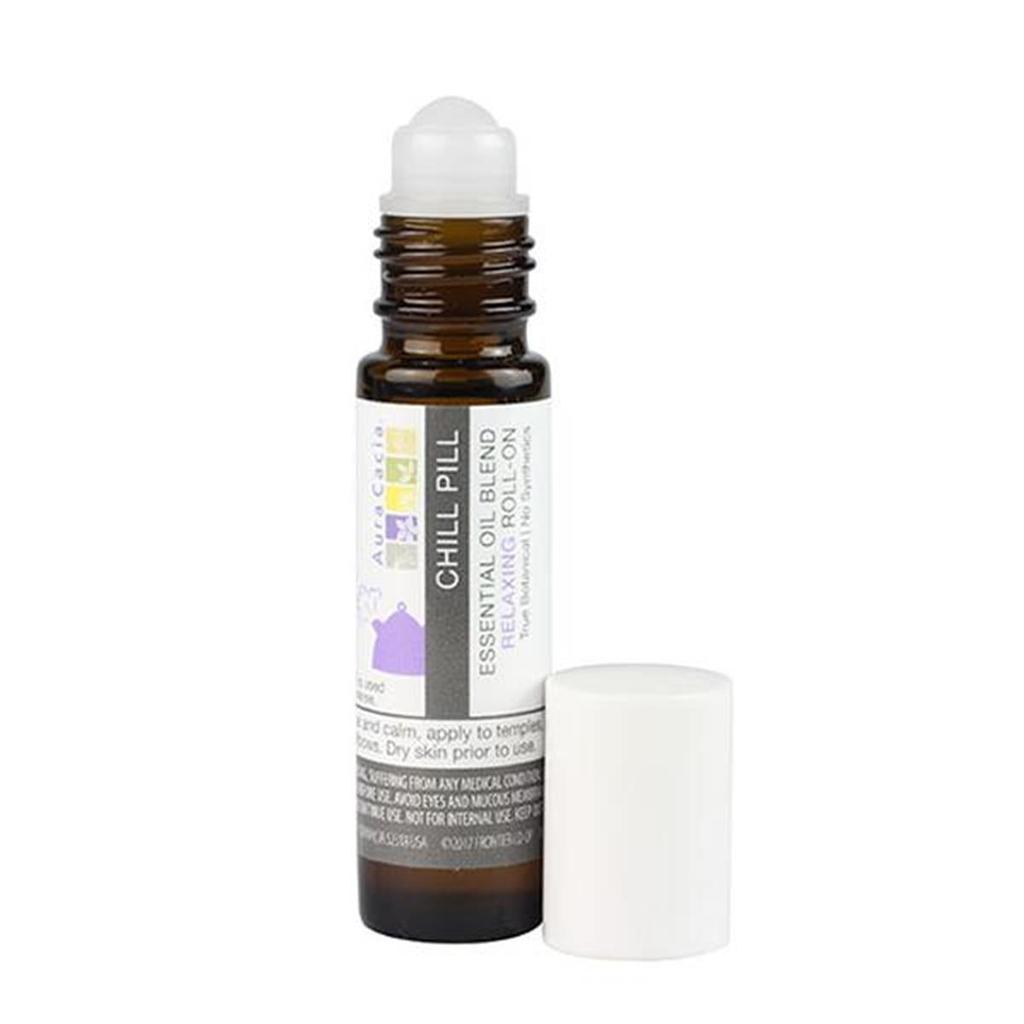Aura Cacia 0.31 fl oz Chill Pill Roll-On Essential Oil Blend