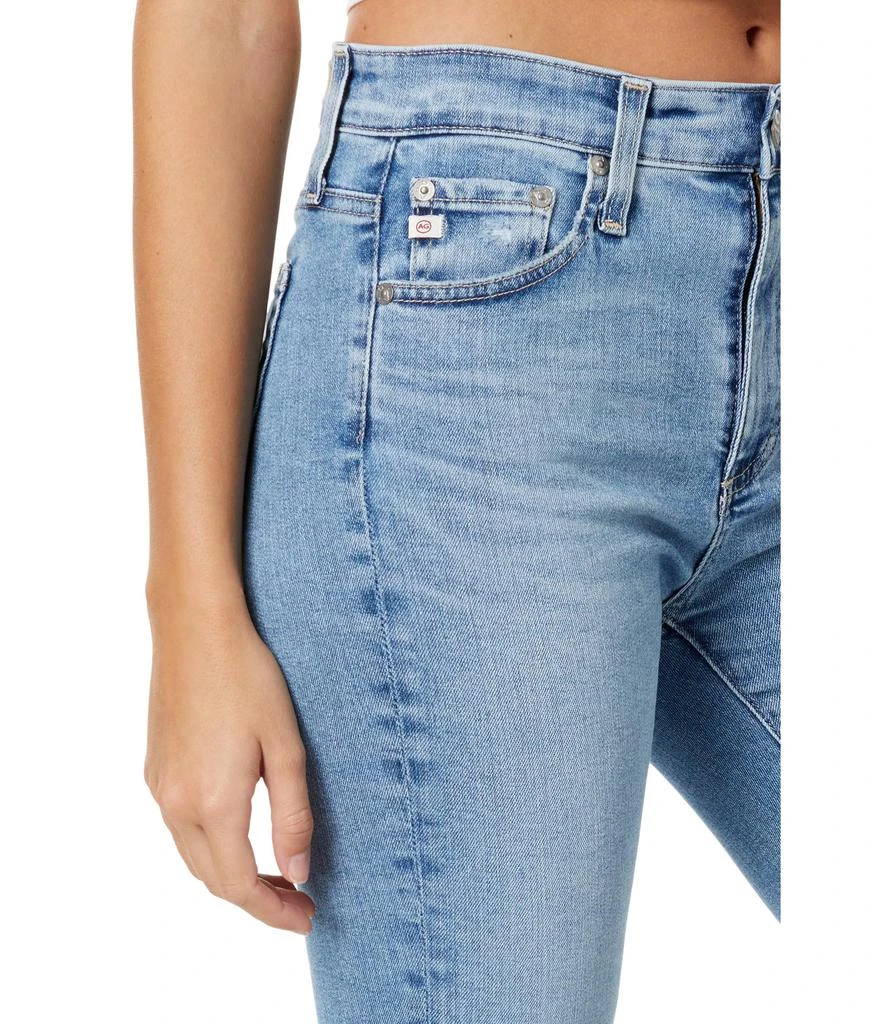 AG Jeans Farrah High-Waist Crop Bootcut Jeans in 20 Years Liberty 3