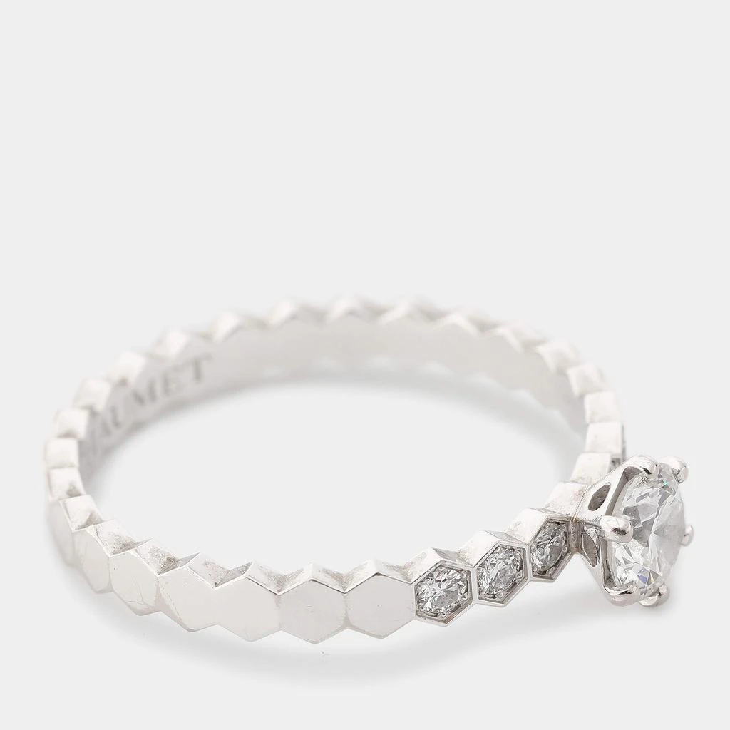 Chaumet Chaumet Bee My Love Solitaire 0.33ct Diamond 18K White Gold Ring Size 51 7