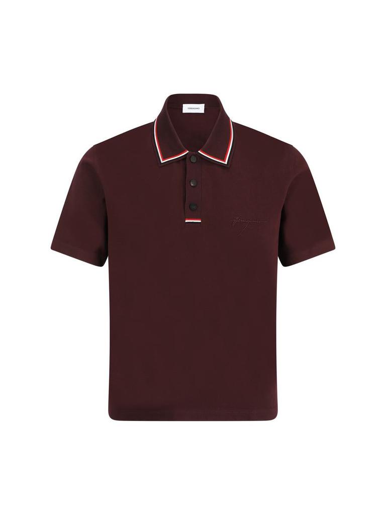 Salvatore ferragamo polo shirt deals