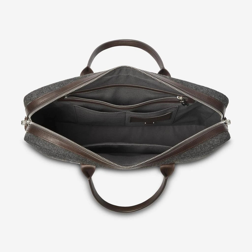 Shinola Shinola Men's Canfield Grey Felt Weekday Briefcase 20227983 3