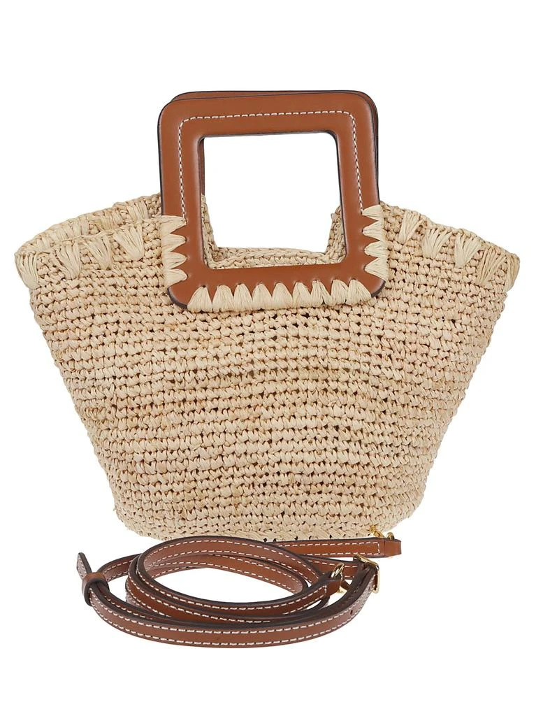 Staud Shirley Raffia Mini Bucket Bag 2