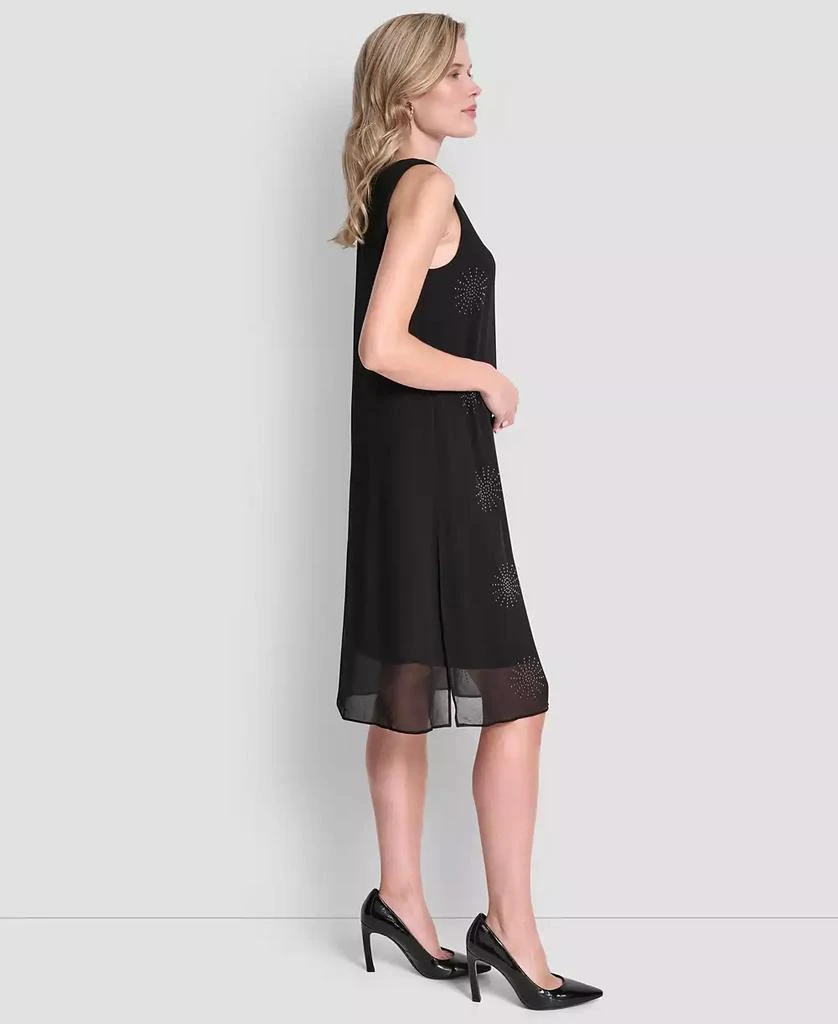 white christmas dresses Chiffon Overlay Dress – The Dressing Room main image 0