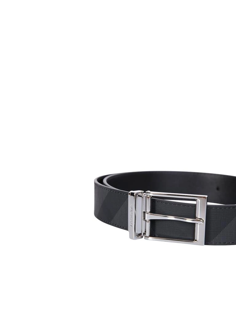 Burberry Burberry Logo Engraved Reversible Buckle Belt 2