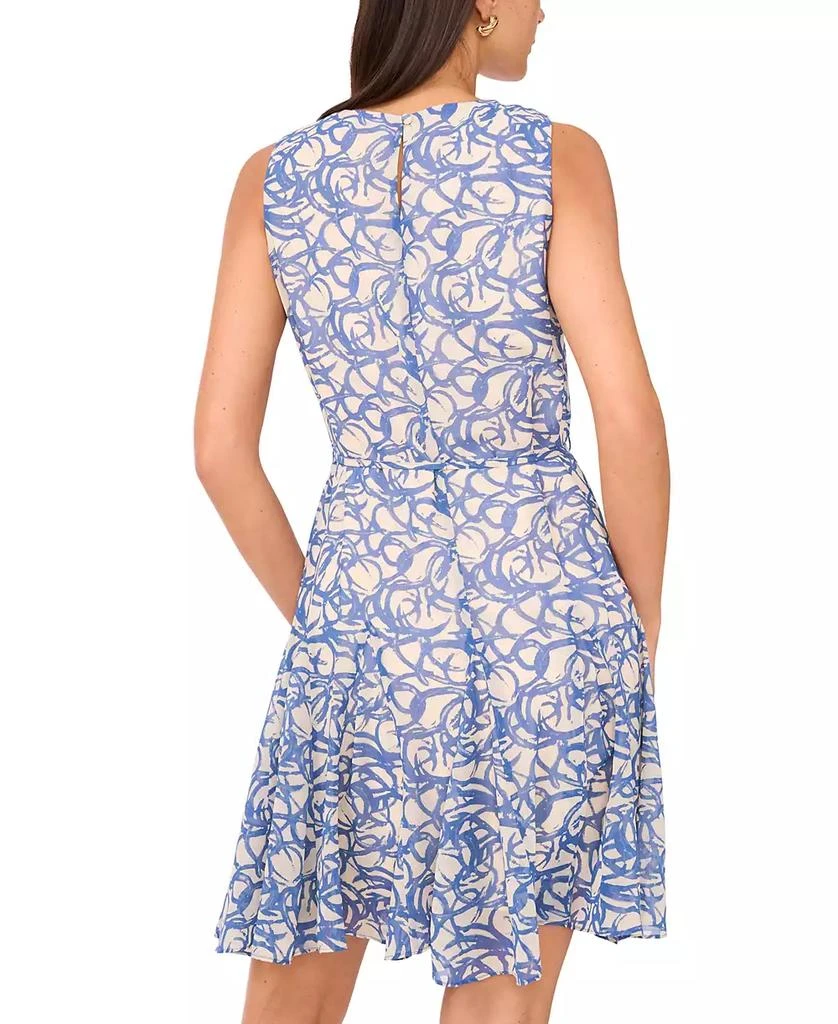Vince Camuto Women's Printed Fit & Flare Dress 3
