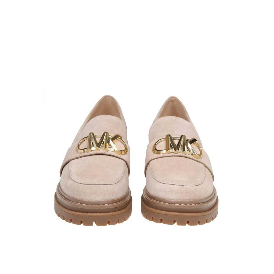 Michael Kors Parker Logo-Plaque Suede Loafers 2