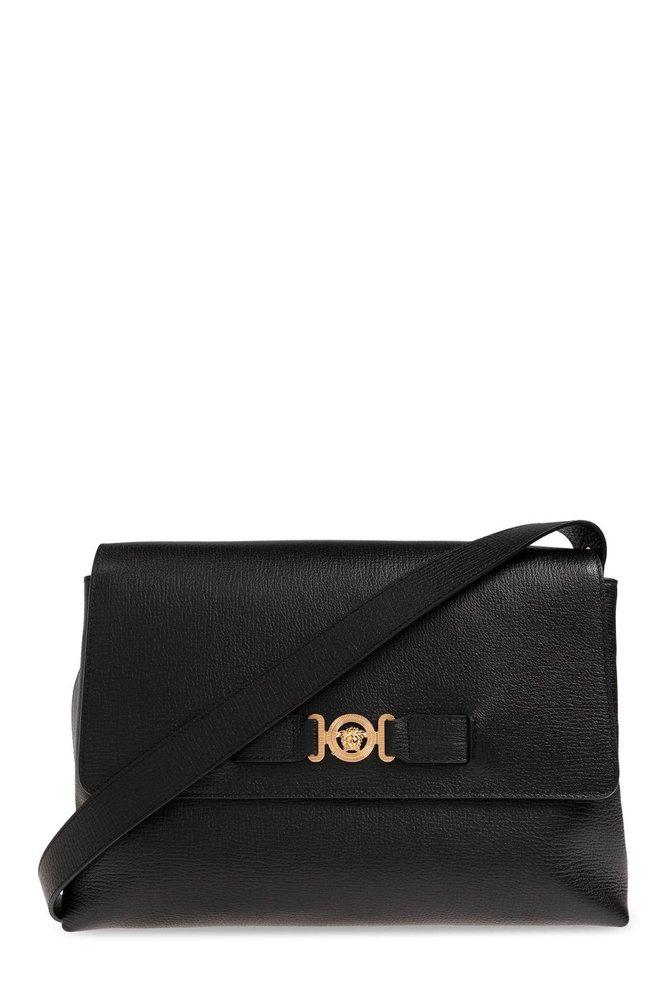 Versace Versace Logo Plaque Shoulder Bag
