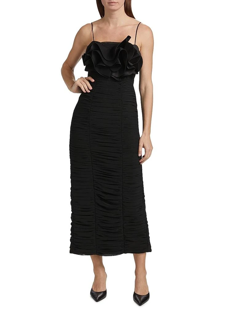Acler Walsworth Ruched Midi Dress 2