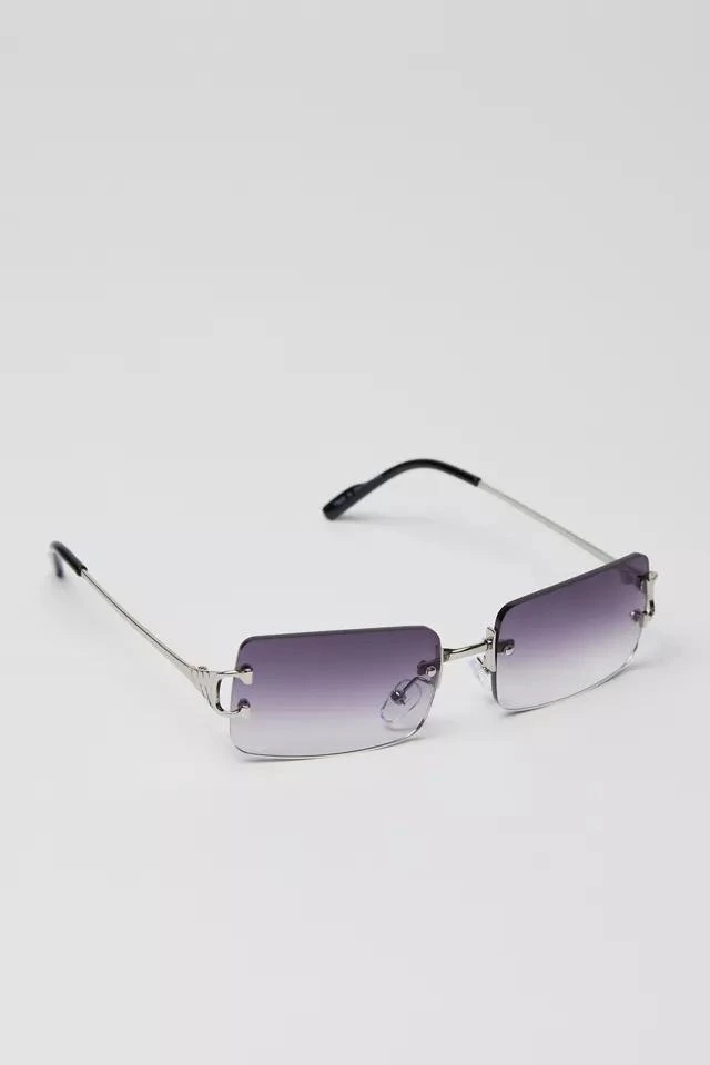 Urban Outfitters Berkeley Rimless Rectangle Sunglasses 4