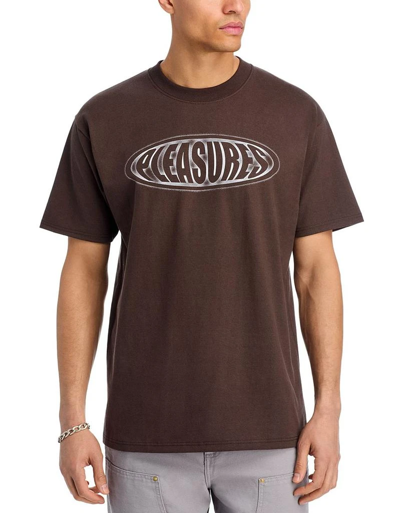 Pleasures Sandblast Graphic Logo Tee 1