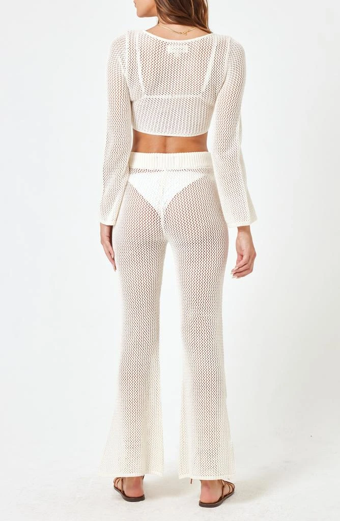 LSPACE Los Cabos Open Stitch Cover-Up Sweater Pants 5