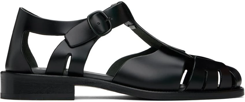 HEREU Black Pesca Sandals 1