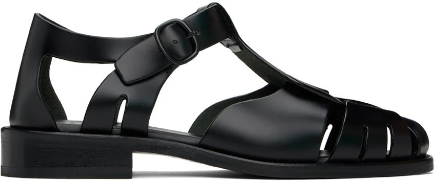 Hereu Black Pesca Sandals 1