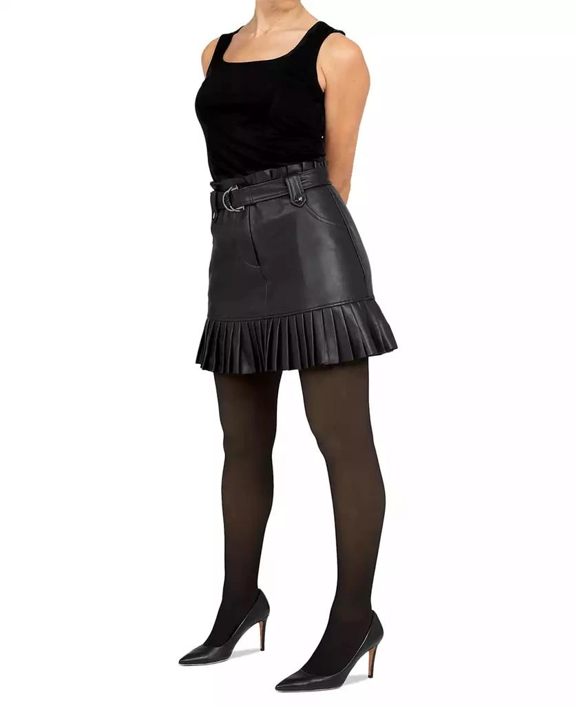 Hue Women's Faux-Translucent Fleece-Lined Tights U24206 4
