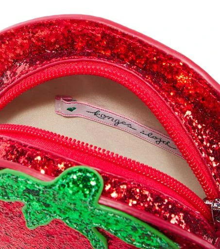 Konges Sløjd Tut Strawberry glitter shoulder bag 2