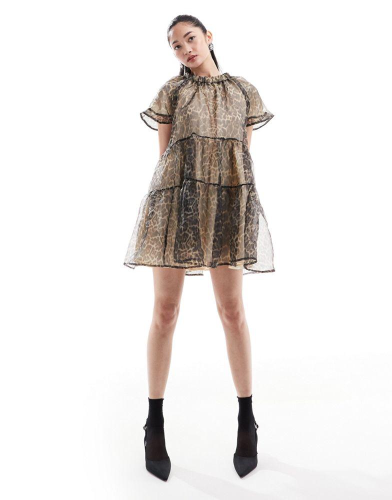 ワンピース sister jane Tempo Leopard Jacquard Dress Sister Jane Tempo Leopard Jacquard Mini Dress – Smudge Boutique