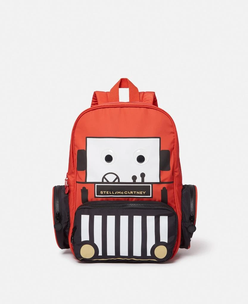 Stella McCartney Stella McCartney - Tractor Printed Backpack, Woman, Red 1