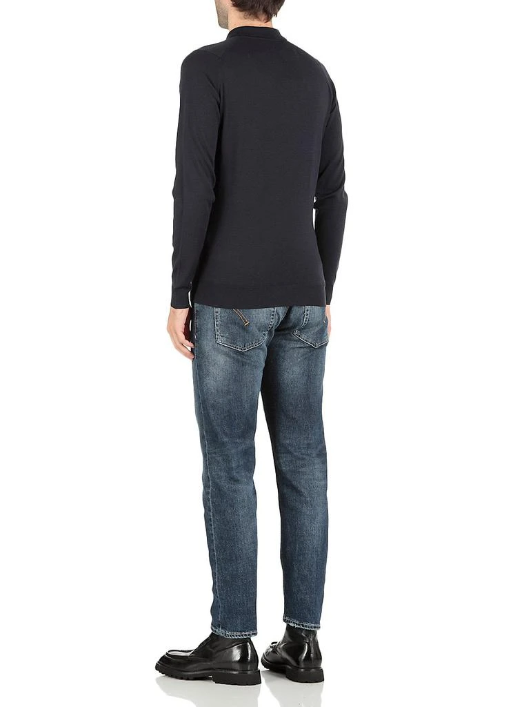 John Smedley John Smedley Belper Buttoned Knitted Polo Shirt 3